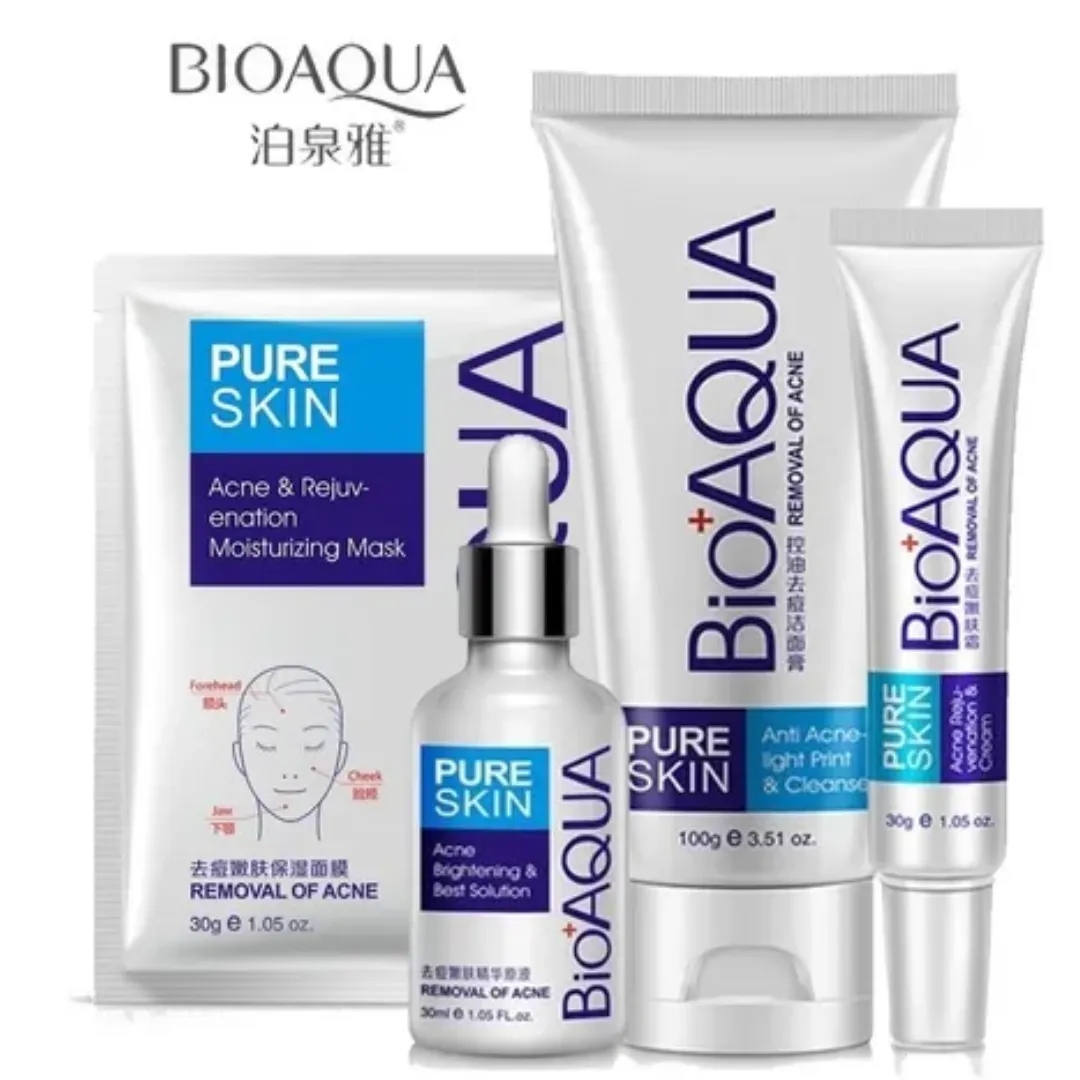 Kit Anti Acne, Piel Sin Marcas Completo X4